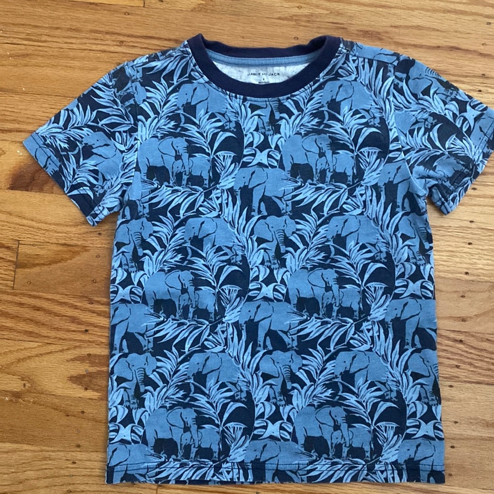Janie & Jack Elephant Tee